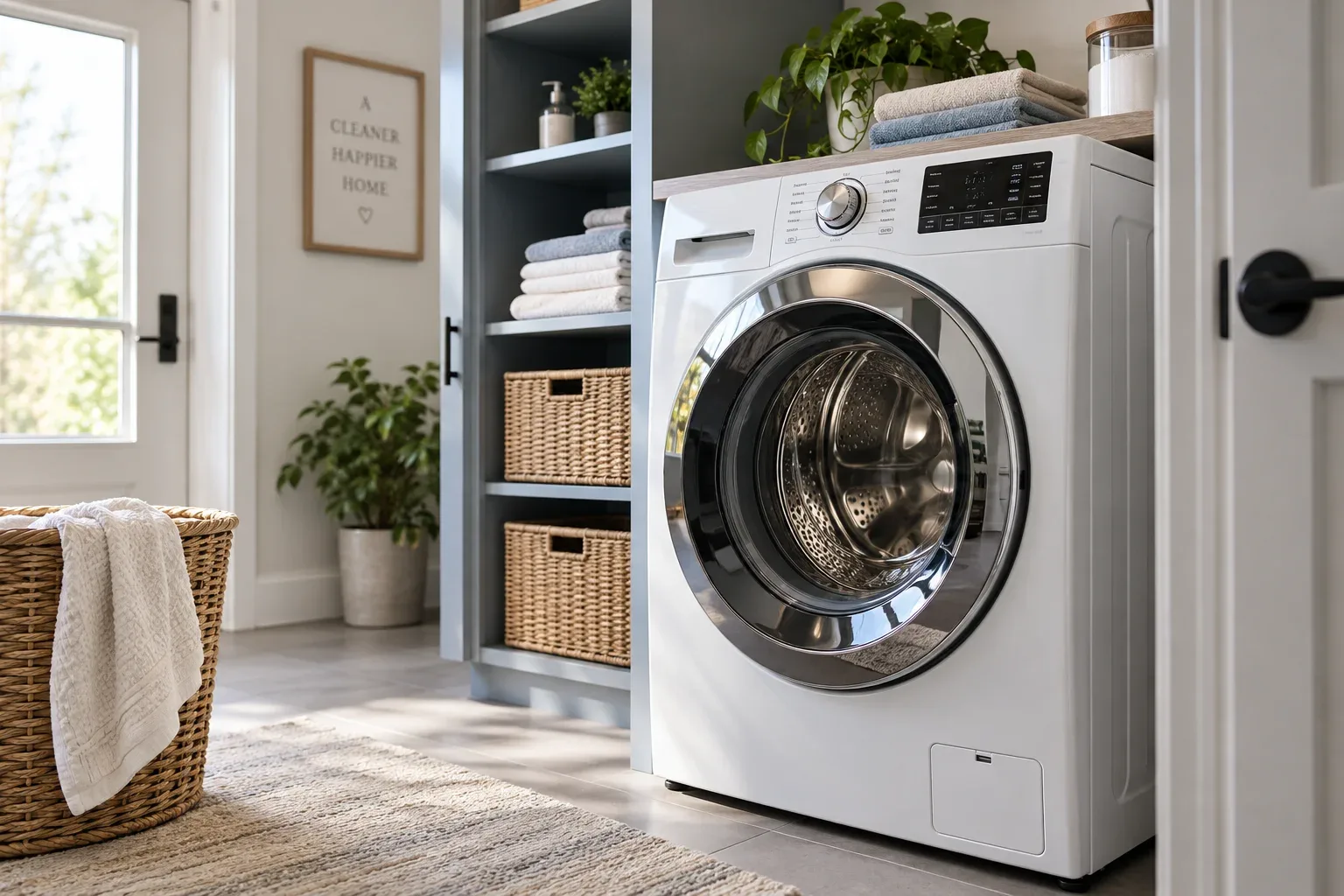 Washing machine prepared for appliance service