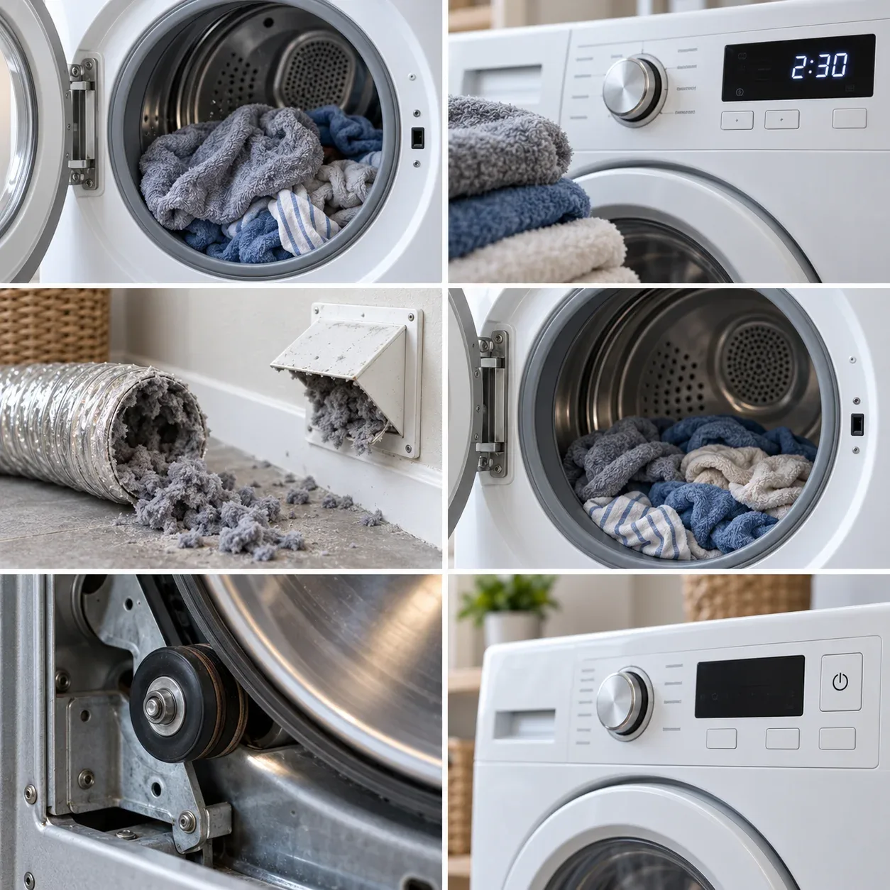 Common clothes dryer problems