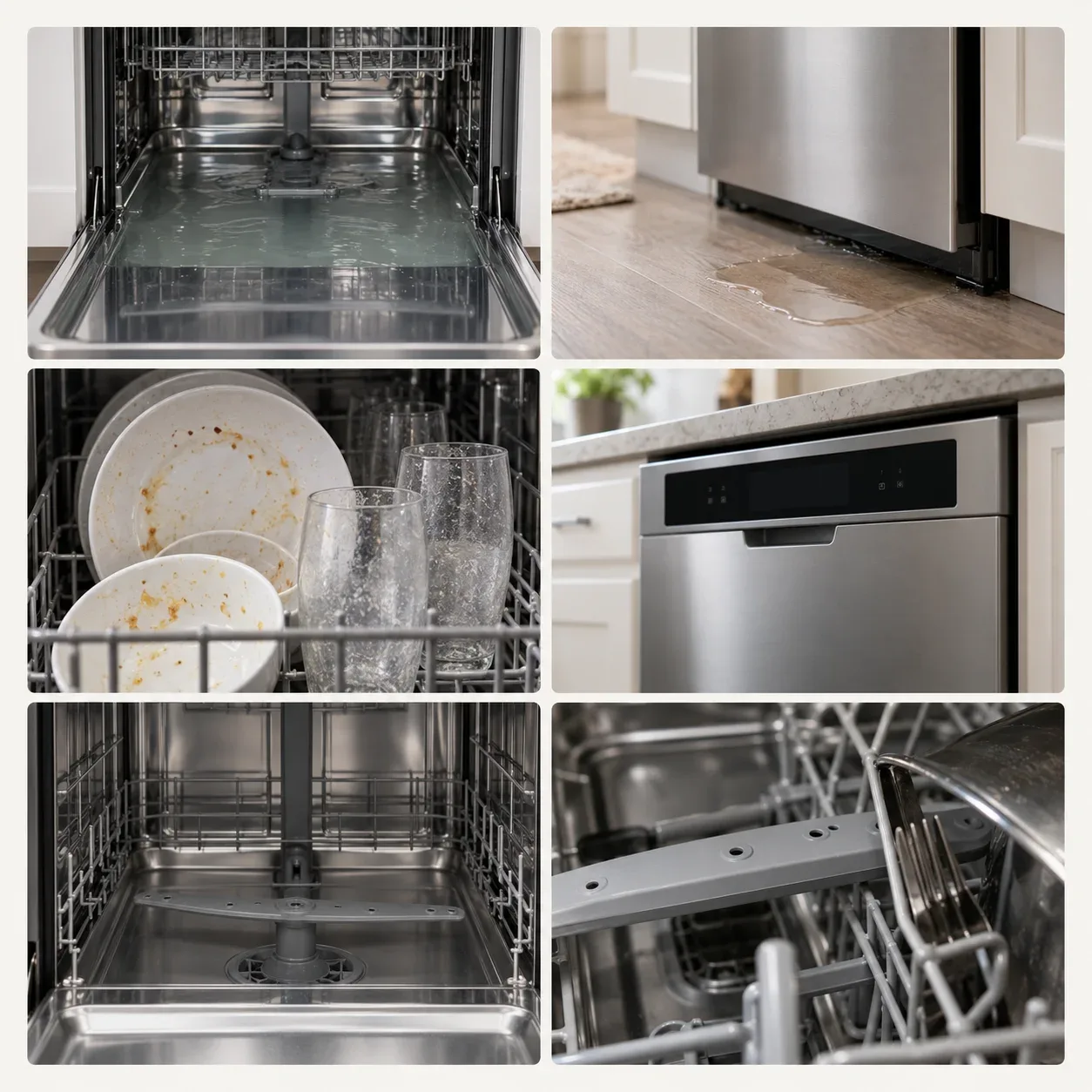 Common dishwasher problems